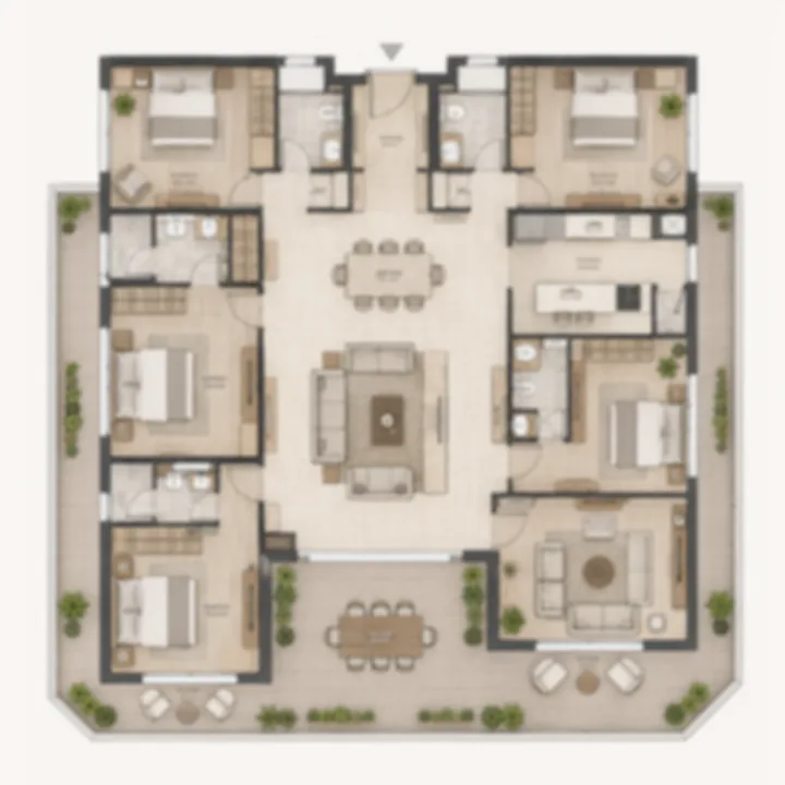 Brigade KIADB Phase 2 2 BHK Floor Plan